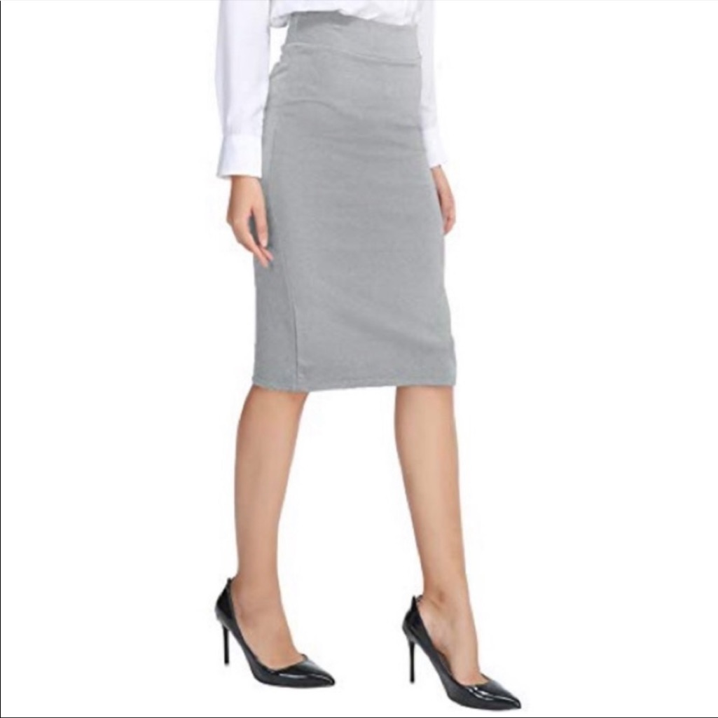 Bcbg Maxazaria Pencil Skirt - Light Gray, Size 0